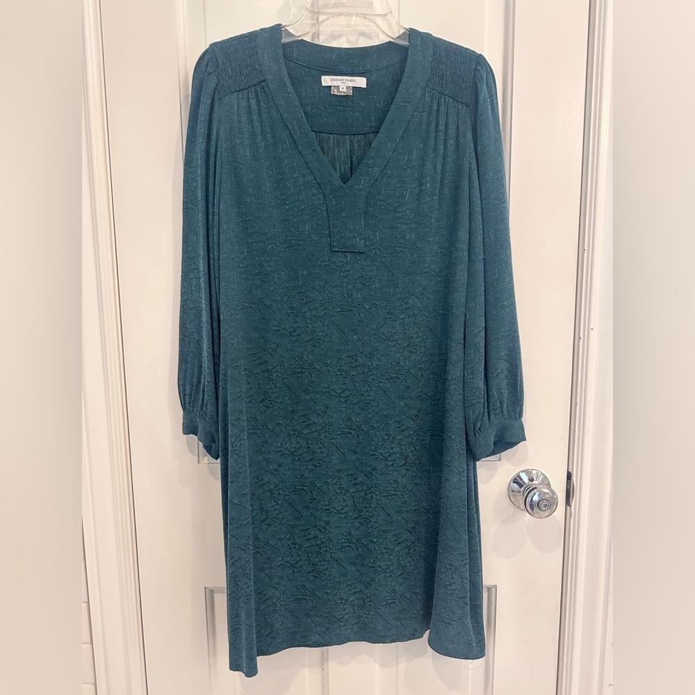 Gerard Darrel Jaimie Dress Green Jacquard 40 8